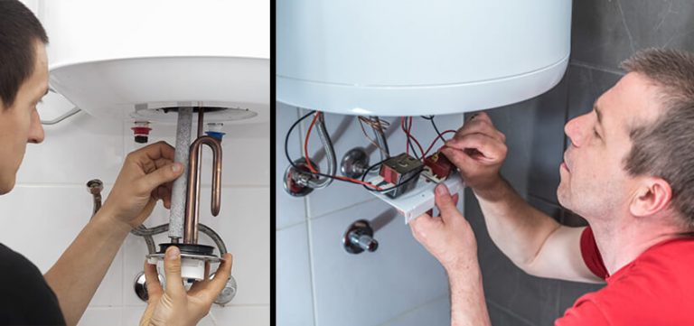 Water Heater Heating Element Replace By Professional